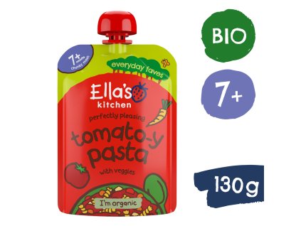 Ella's Kitchen BIO Rajčatové těstoviny se zeleninou (130 g), exp. 31.10.2025