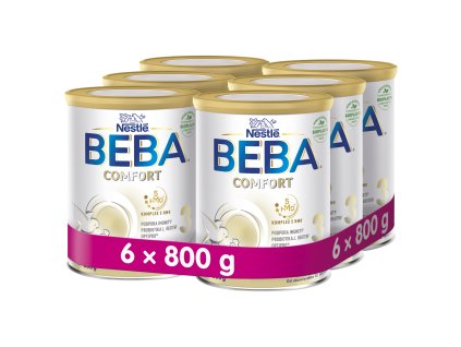 6x BEBA COMFORT 3, 5 HMO (800 g)