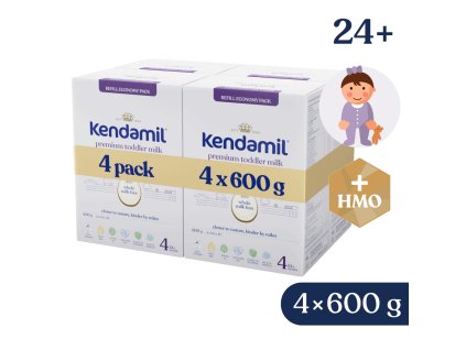 4x Kendamil Premium 4​ HMO+ (600 g)