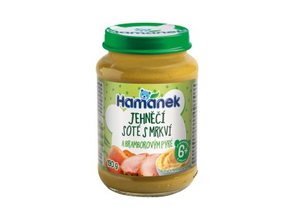 Hamánek Jehněčí soté s mrkví a bramborovým pyré 6m+ (190 g)