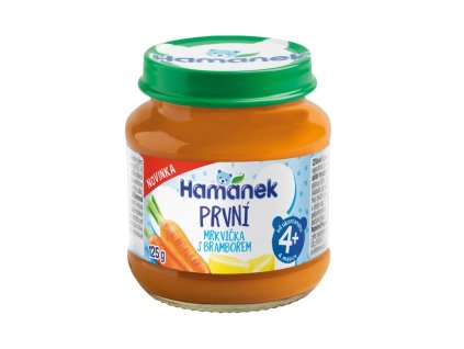 Hamánek První mrkvička s bramborem 4m+ (125 g)
