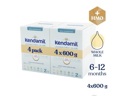 4x Kendamil Premium 2 HMO+ (600 g)