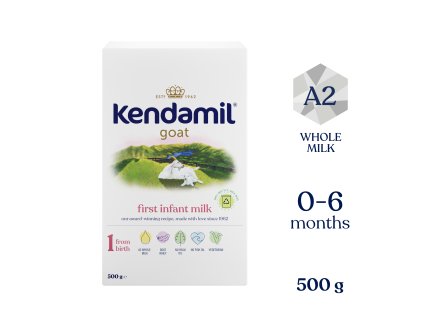Kendamil 1 kecsketej alapú anyatej-helyettesítő tápszer (500 g)