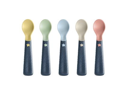 Tommee Tippee Easigrip Széles kanalak 4 hó+, 5 db