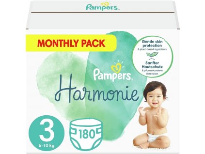 5220 pampers harmonie baba pelenka 3 mer havi csomag 180 db