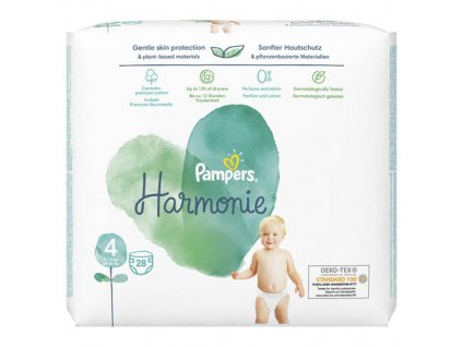 5208 pampers harmonie value pack baba pelenka 4 mer 28 db