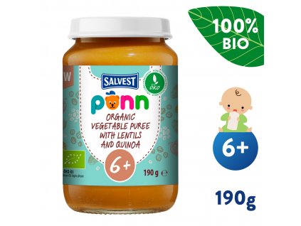 5050 1 salvest ponn bio zoldsegpure lencsevel es quinoaval 190 g