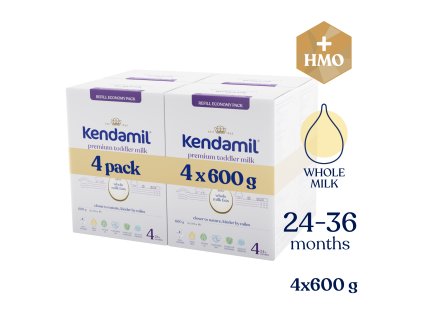 4x Kendamil Premium 4​ HMO+ (600 g)