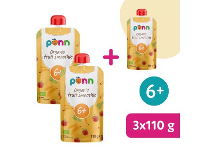 11860 2 1 gratis salvest ponn bio owocowe smoothie z ananasem 110 g