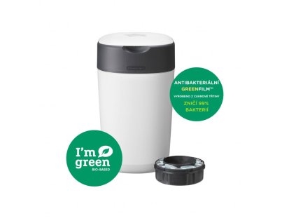 Tommee Tippee Sangenic Twist & Click Kosz na pieluchy biały + 1 kaseta