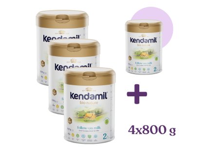 3+1 GRATIS: Kendamil BIO Nature 2 HMO+ (800 g)