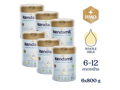 6x Kendamil Premium 2 HMO+ (800 g)