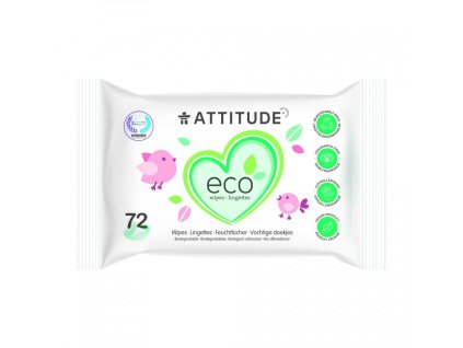 10849 attitude chusteczki nawilzane bezzapachowe 72 szt