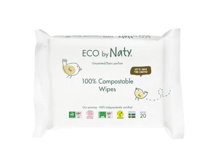 73 eco by naty chusteczki nawilzane dla skory wrazliwej eco 20 szt