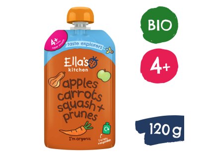 Ella's Kitchen BIO Dynia, marchew, jabłko i śliwka (120 g)
