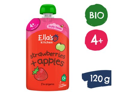 9057 8 ella s kitchen bio truskawka i jablko 120 g