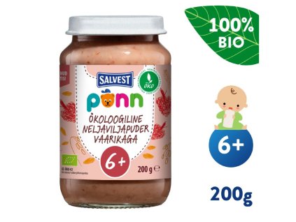 1845 2 salvest ponn bio maliny z platkami zbozowymi 200 g