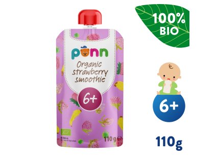 EN UNI Salvest Ponn BIO Ovocne pyre s malinami 110g 4740073071243