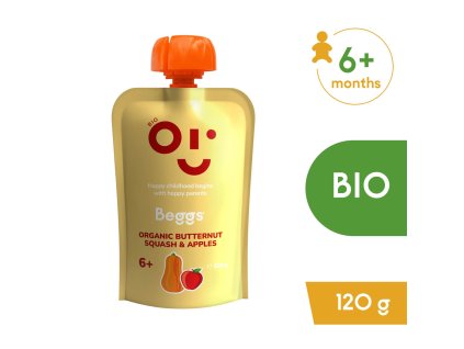 Beggs BIO Dynia masłowa i jabłko (120 g)