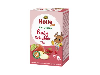 Holle BIO Detský ružový ovocný čaj so sladkým drievkom (20× 2,2 g)