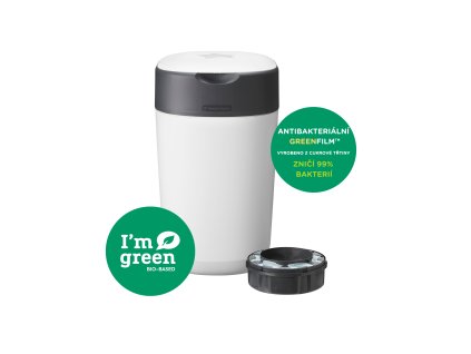 8939 tommee tippee twist click kos na plienky biely 1 kazeta