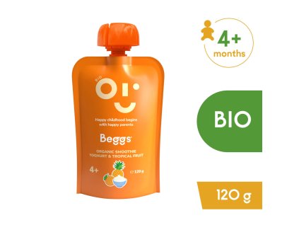 Beggs BIO Smoothie s jogurtom a tropickým ovocím (120 g)