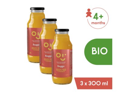 3x Beggs BIO Nápoj tropické ovocie (300 ml)