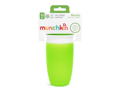 Munchkin Miracle 360° netečúci hrnček, 296 ml, 12m+, zelený