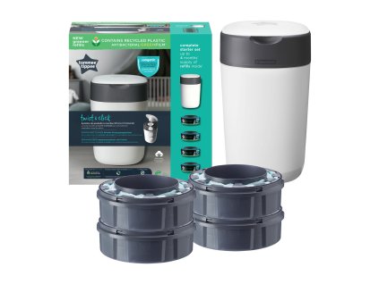 Tommee Tippee Twist & Click Kôš na plienky + 4 kazety