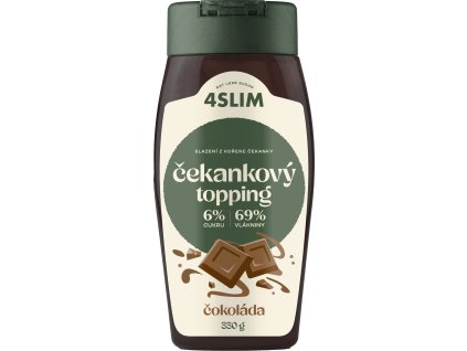 4Slim Čakankový topping príchuť čokoláda (330 g)