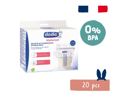 8697 dodie vrecka na materske mlieko 20 ks
