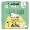 Moomin Baby 1 Newborn 2–5 kg (2 ks), eko plienky