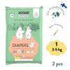 Moomin Baby 2 Newborn 3–6 kg (2 ks), eko plienky