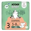 Moomin Baby 3 Midi 5–8 kg (2 ks), eko plienky