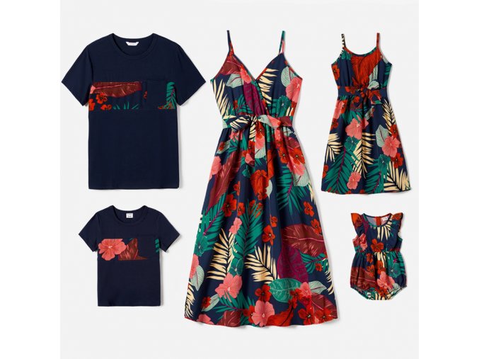 Matchy oblečení pro celou rodinu - Floral