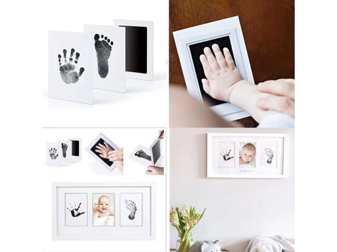 otisk rucicky a nozicky ditete