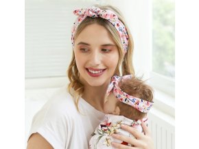 Stylové matchy čelenky pro maminku a dcerku (7 variant)