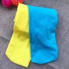 Vtipné dvoubarevné punčochy Candy