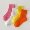 Veselé barevné ponožky - 4 páry