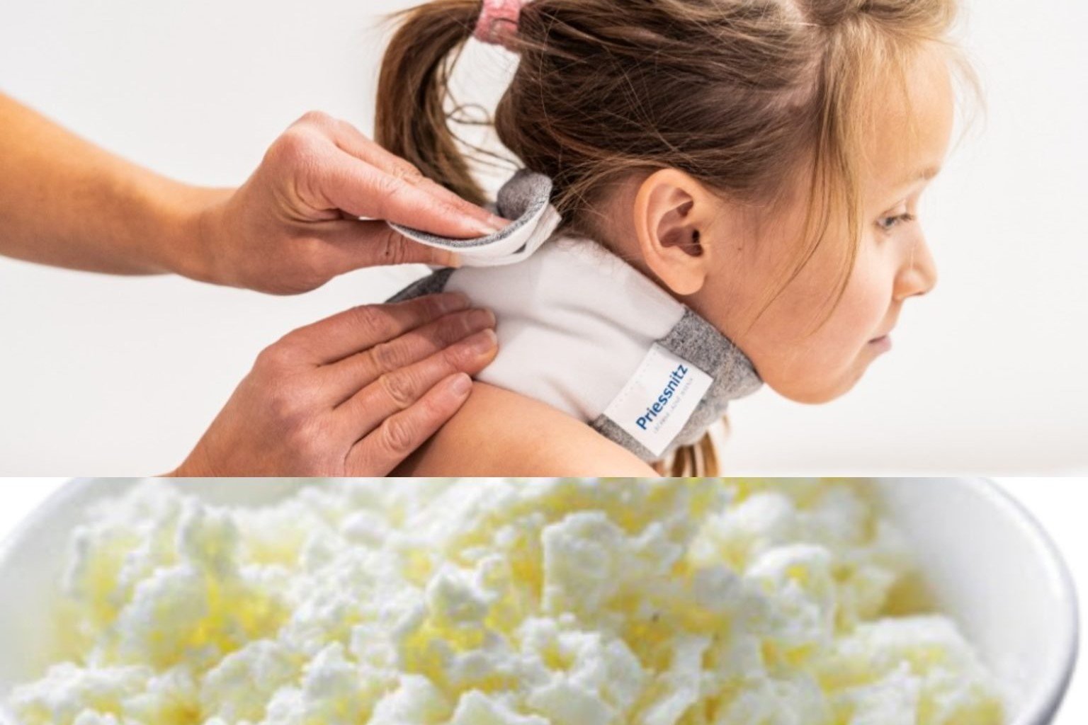 Tvarohový zábal na zápaly