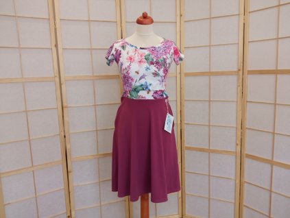 Kojicí šaty Iris BIO "Šeřík a čmelák"