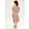 Kojicí šaty Sofia camel (Velikost XL)