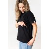Kojicí tričko Emma černé