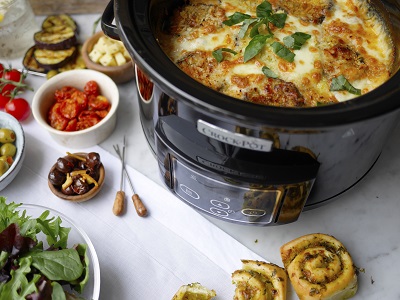 Zapečený lilek s parmezánem