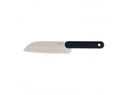 Nůž na ovoce a zeleninu Santoku Trebonn černá 18 cm