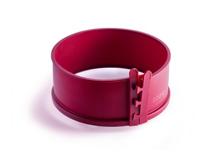 Forma coox SPRING průměr 18 cm se skleněnou základnou, vínová