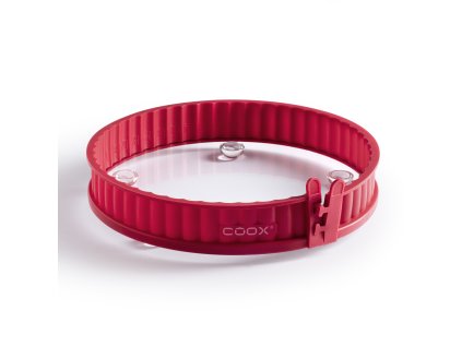 Forma na koláč coox QUICHE průměr 26 cm se sklen. základnou a nožkami
