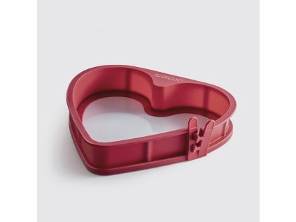 Forma coox SPRING HEART se skleněnou základnou, vínová