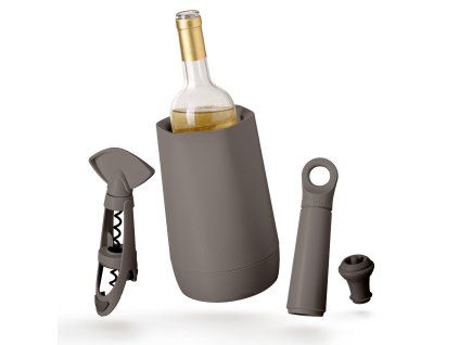 Sada na víno Host Vacu Vin -  grafitová