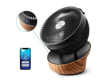 Cirkulační ventilátor v dekoru dřeva Clean Air Optima CA-403 Smart